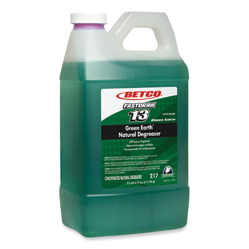 Betco® Green Earth Natural Degreaser, Mild Scent, 2 L Bottle, 4/Carton
