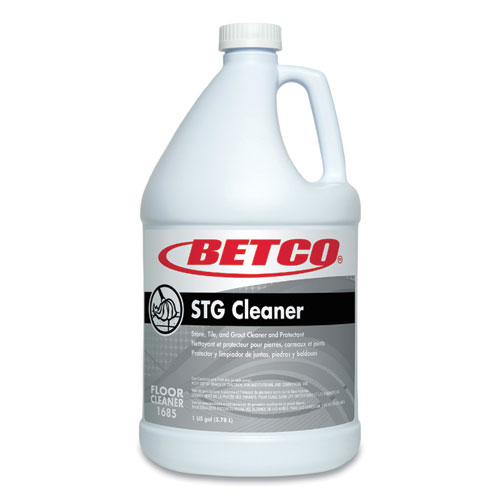 Betco® Stone, Tile, Grout Cleaner and Protectant, Pleasant Scent, 1 gal Bottle, 4/Carton