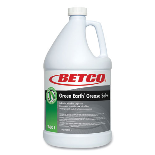 Betco® BioActive Solutions Grease Solv, Orange Scent, 1 gal Bottle, 4/Carton