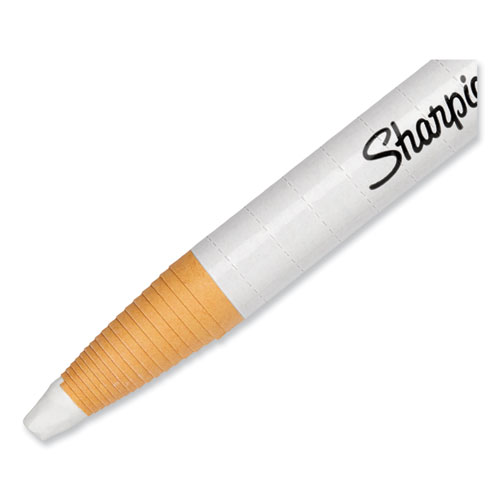 Image of Sharpie® Peel-Off China Markers, White, Dozen