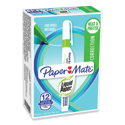 Image of Paper Mate® Liquid Paper® Correction Pen, 6.8 Ml, White