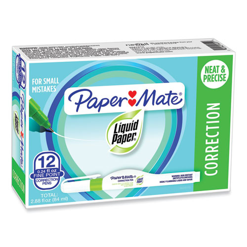 Paper Mate® Liquid Paper® Correction Pen, 6.8 Ml, White