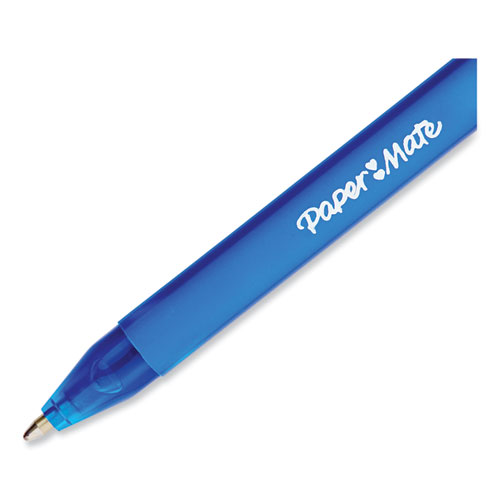 Image of Paper Mate® Comfortmate Ultra Ballpoint Pen, Retractable, Medium 1 Mm, Blue Ink, Blue Barrel, Dozen