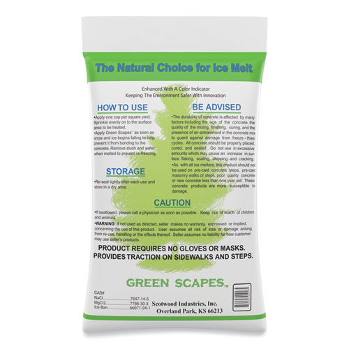 Image of Scotwood Industries Green Scapes Ice Melt, 50 Lb Bag