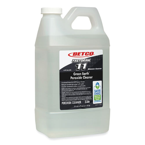 Betco® Green Earth Peroxide Cleaner, Fresh Mint Scent, 2 L Bottle, 4/Carton