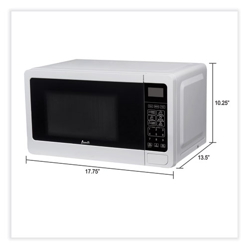 Image of Avanti 0.7 Cu Ft Microwave Oven, 700 Watts, White