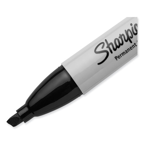 Image of Sharpie® Chisel Tip Permanent Marker, Broad Chisel Tip, Black, 36/Pack