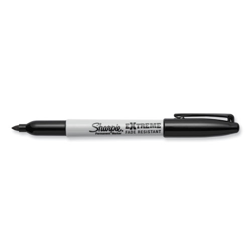Image of Sharpie® Extreme Marker, Fine Bullet Tip, Black, Dozen