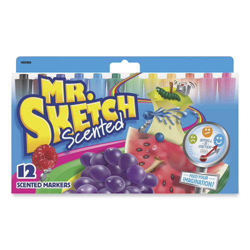  Mr. Sketch 1905069 Scented Watercolor Marker Chisel