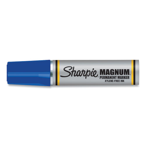 Image of Sharpie® Magnum Permanent Marker, Broad Chisel Tip, Blue