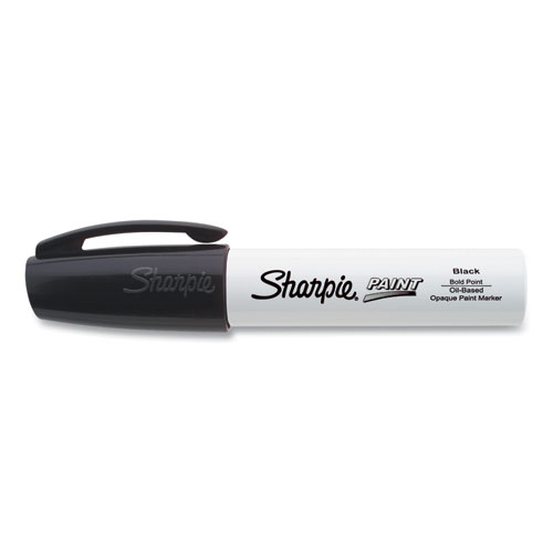 Image of Sharpie® Permanent Paint Marker, Extra-Broad Chisel Tip, Black