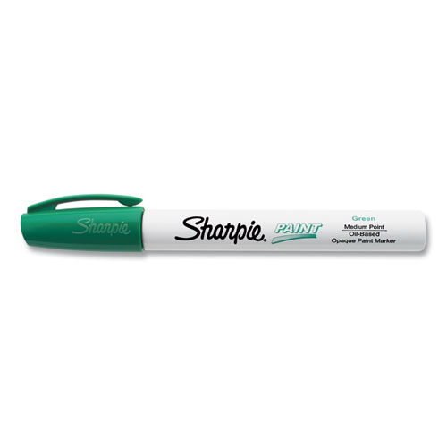 Image of Sharpie® Permanent Paint Marker, Medium Bullet Tip, Green