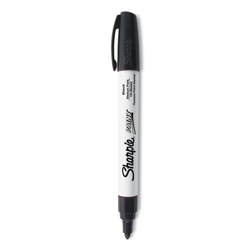 Sharpie® Permanent Paint Marker, Medium Bullet Tip, Black