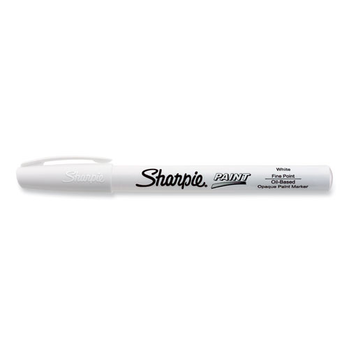 Sharpie® Permanent Paint Marker, Fine Bullet Tip, White