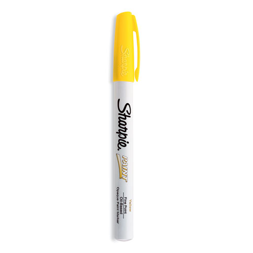 Sharpie® Permanent Paint Marker, Fine Bullet Tip, Yellow