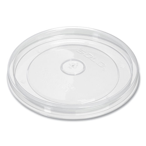 Polypropylene Vented Food Container Lids, Recessed, For 32 oz Food Containers, Clear, Plastic, 1,000/Carton