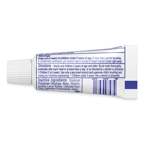 Image of Colgate® Toothpaste, Personal Size, 0.85 Oz Tube, Unboxed, 240/Carton