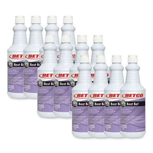 Best Bet Liquid Creme Cleanser, Mint, 32 oz Bottle, 12/Carton