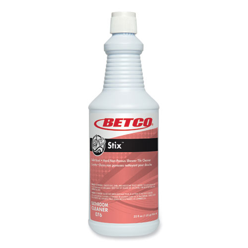 Betco® Stix Toilet Bowl Cleaner, Cherry Almond Scent, 32 oz Bottle, 12/Carton