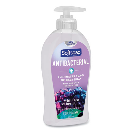Image of Softsoap® Antibacterial Hand Soap, White Tea And Berry Fusion, 11.25 Oz Pump Bottle