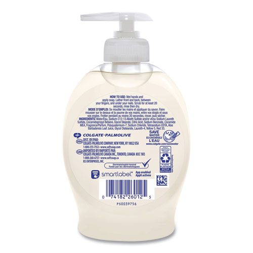 Image of Liquid Hand Soap Pump with Aloe, Clean Fresh 7.5 oz Bottle
