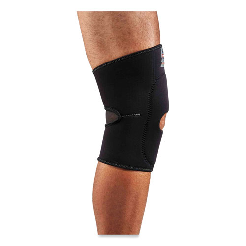 ProFlex 615 Open Patella Anterior Pad Knee Sleeve, Large, Black, Ships in 1-3 Business Days