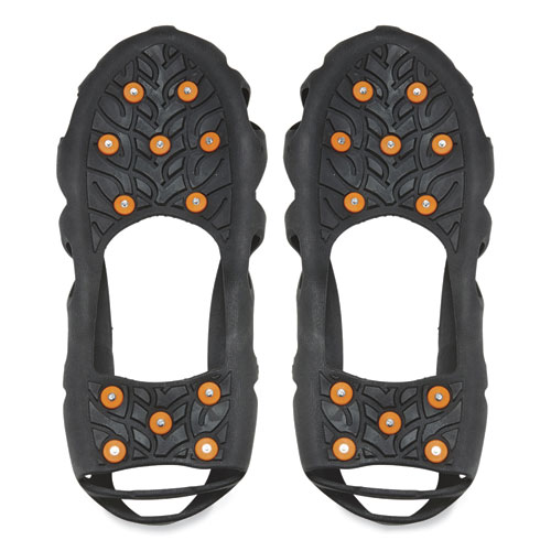 Ergodyne® Trex 6304 One-Piece Step-In Full Coverage Ice Cleats, X-Large, Black, Pair, Ships In 1-3 Business Days