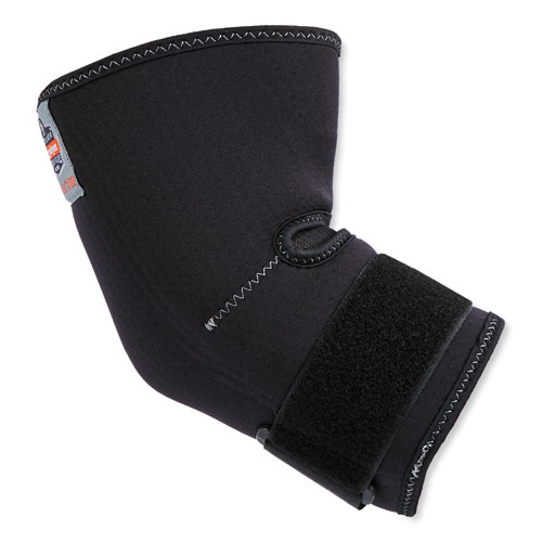 Ergodyne® Proflex 655 Compression Arm Sleeve With Strap, Small, Black, Ships In 1-3 Business Days