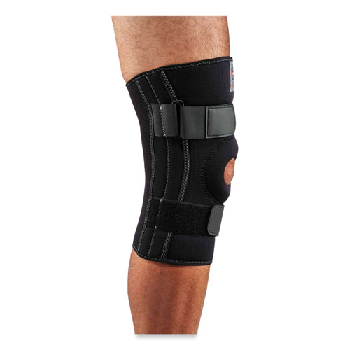 ProFlex 620 Open Patella Spiral Stays Knee Sleeve, Large, Black, Ships in 1-3 Business Days