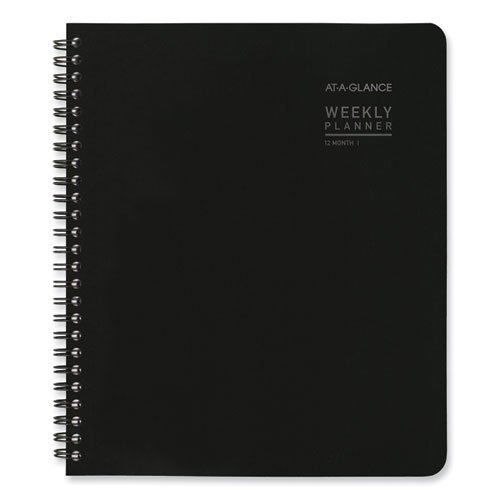 Image of At-A-Glance® Contempo Lite Academic Year Weekly/Monthly Planner, 8.75 X 7.87, Black Cover, 12-Month (July To June) 2023 To 2024