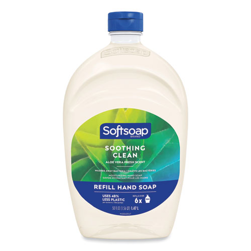 Image of Softsoap® Moisturizing Hand Soap Refill With Aloe, Fresh, 50 Oz, 6/Carton
