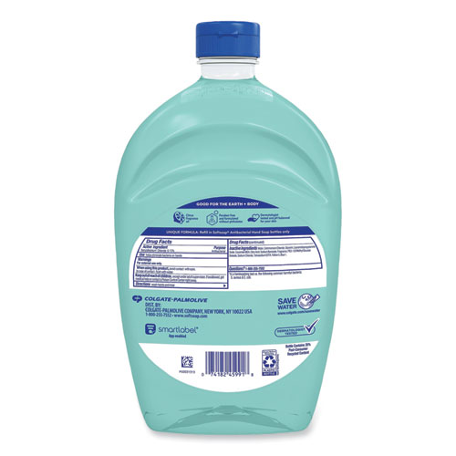 Image of Softsoap® Antibacterial Liquid Hand Soap Refills, Fresh, 50 Oz, Green, 6/Carton
