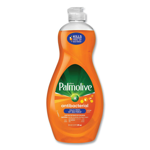 Image of Palmolive® Ultra Antibacterial Dishwashing Liquid, 20 Oz Bottle, 9/Carton