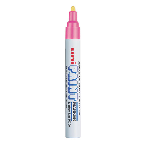 Image of Uni®-Paint Permanent Marker, Medium Bullet Tip, Pink
