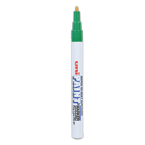 Image of Uni®-Paint Permanent Marker, Fine Bullet Tip, Green