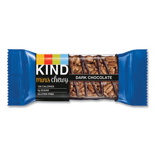 Image of Kind Minis Chewy, Dark Chocolate, 0.81 Oz,10/Pack