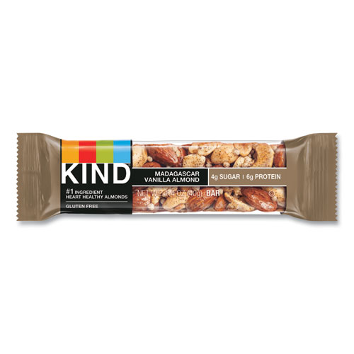 Image of Kind Nuts And Spices Bar, Madagascar Vanilla Almond, 1.4 Oz, 12/Box