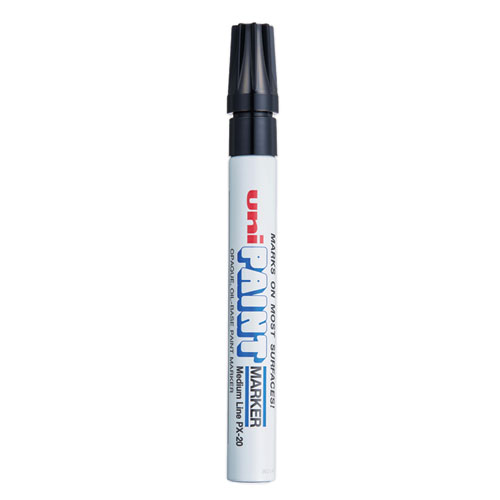 Uni®-Paint Permanent Marker, Medium Bullet Tip, Black