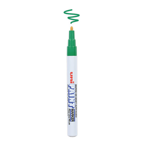 Image of Uni®-Paint Permanent Marker, Fine Bullet Tip, Green