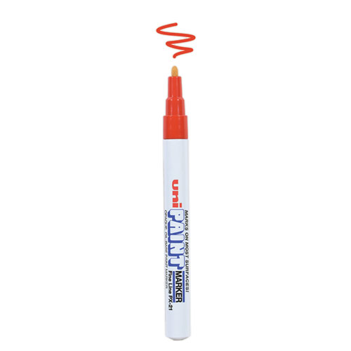 Image of Uni®-Paint Permanent Marker, Fine Bullet Tip, Red