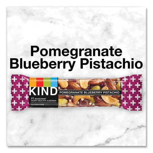 Image of Kind Plus Nutrition Boost Bar, Pom. Blueberry Pistachio/Antioxidants, 1.4 Oz, 12/Box