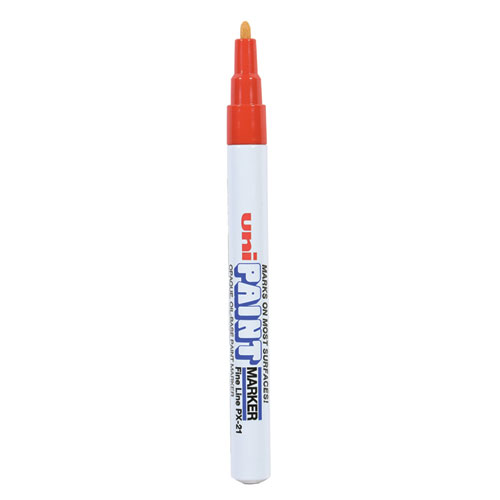 Image of Uni®-Paint Permanent Marker, Fine Bullet Tip, Red