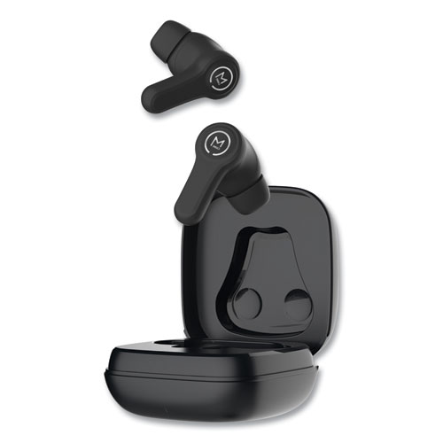 Image of Morpheus 360® Pulse Hd 360 Virtual Hybrid Anc True Wireless Earbuds, Black