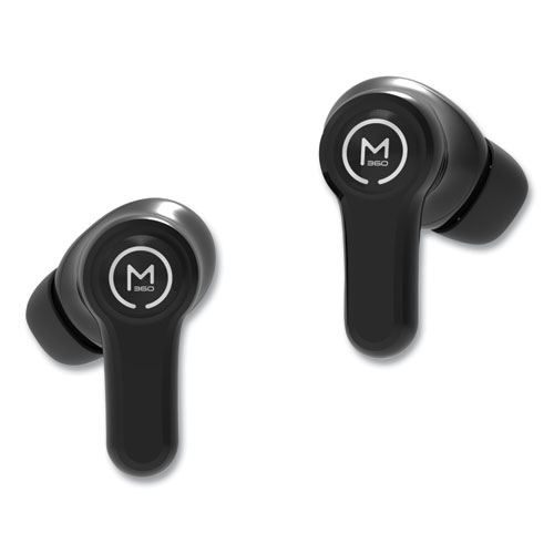 Morpheus 360® Pulse Hd 360 Virtual Hybrid Anc True Wireless Earbuds, Black