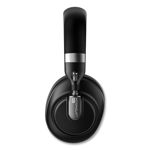 Image of Morpheus 360® Verve Hd 360 Hybrid Anc Wireless Over-Ear Headphones, Black/Platinum