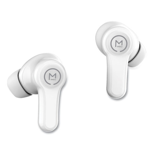 Morpheus 360® Pulse Hd 360 Virtual Hybrid Anc True Wireless Earbuds, White