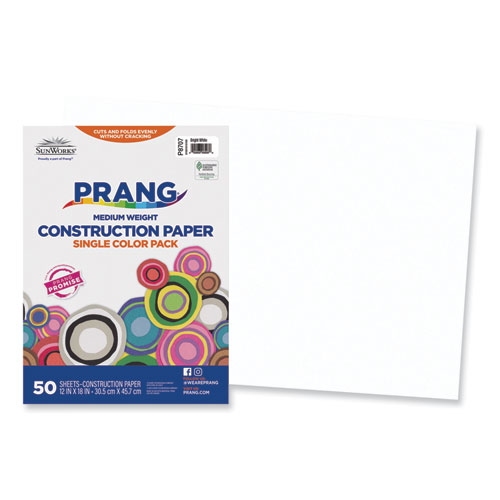 Brightly-colored, high-strength, heavyweight construction paper with long,  strong fibers that cut clean and fold evenly without cracking. All purpose,  high bulk, smooth textured. Made with a chemical-free pulping process to  help ensure