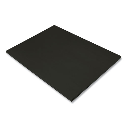 Prang® SunWorks Construction Paper, 50 lb Text Weight, 18 x 24, Black, 50/Pack