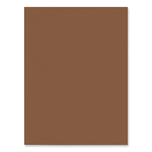 Image of SunWorks Construction Paper, 58 lb Text Weight, 9 x 12, Brown, 50/Pack