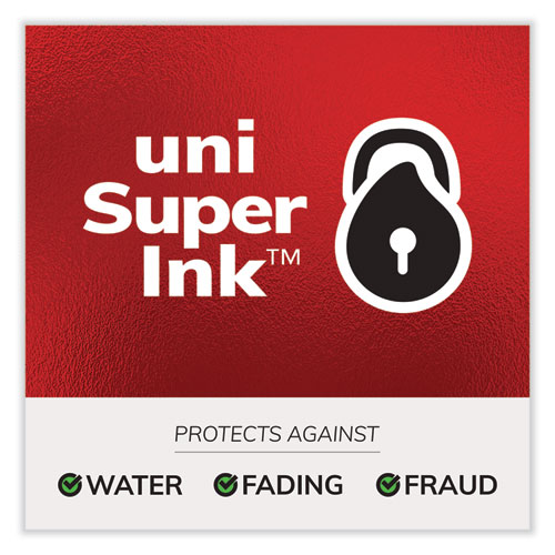 Image of Uniball® Signo 207 Gel Pen, Retractable, Medium 0.7 Mm, Black Ink, Translucent Black Barrel, 4/Pack